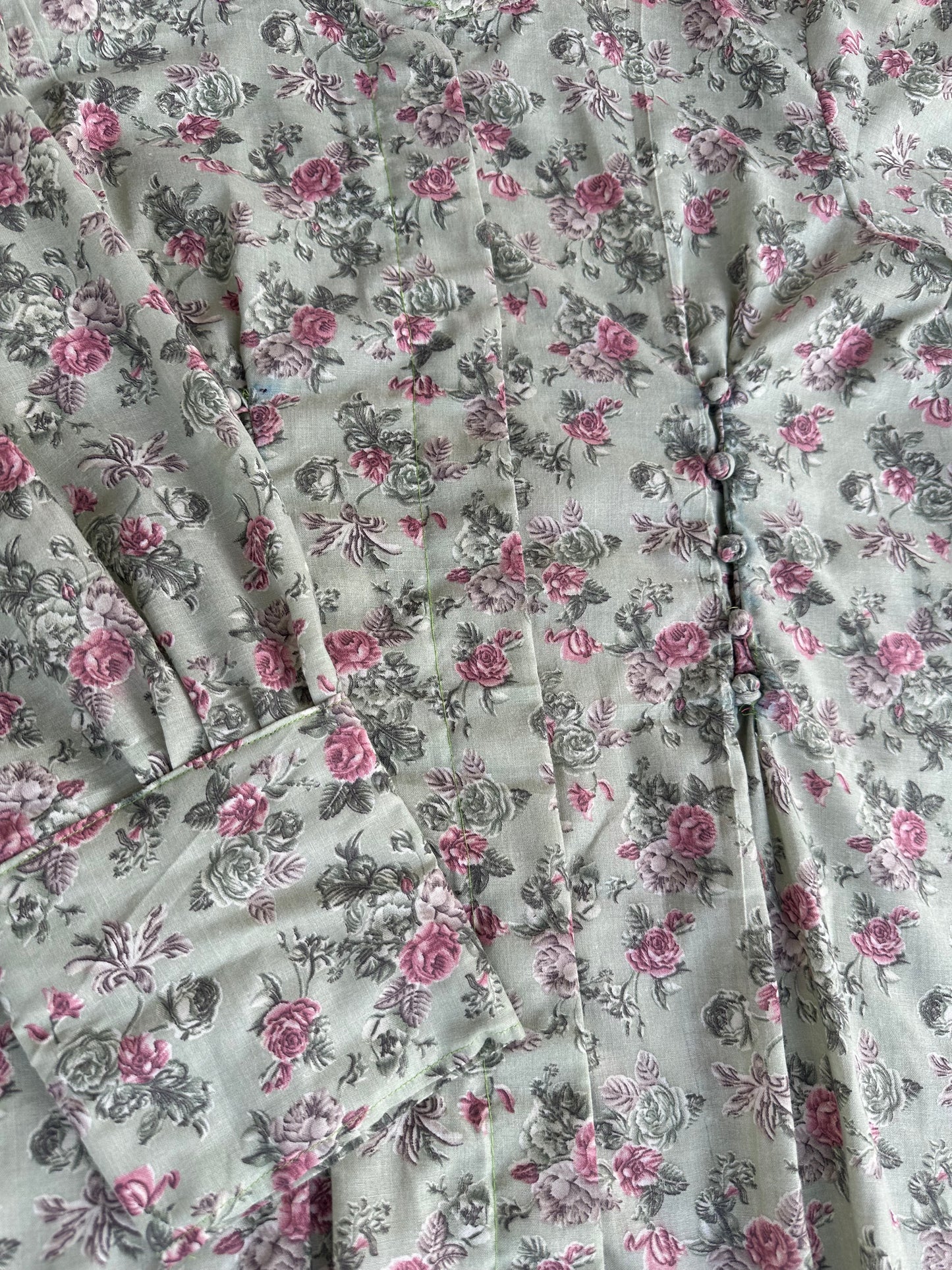 Pastel Bloom Button-Down Top