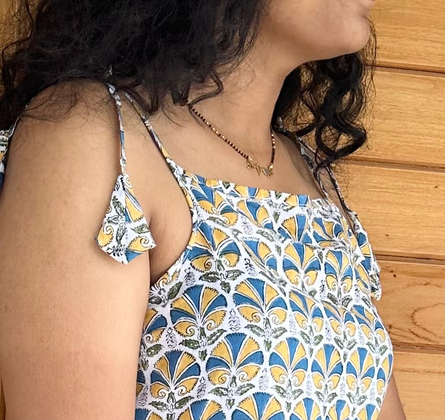 Phoolpatti Printed Strappy Top