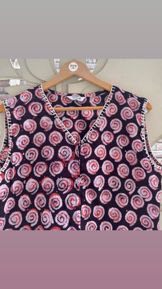 RangGhoomar Spiral Top