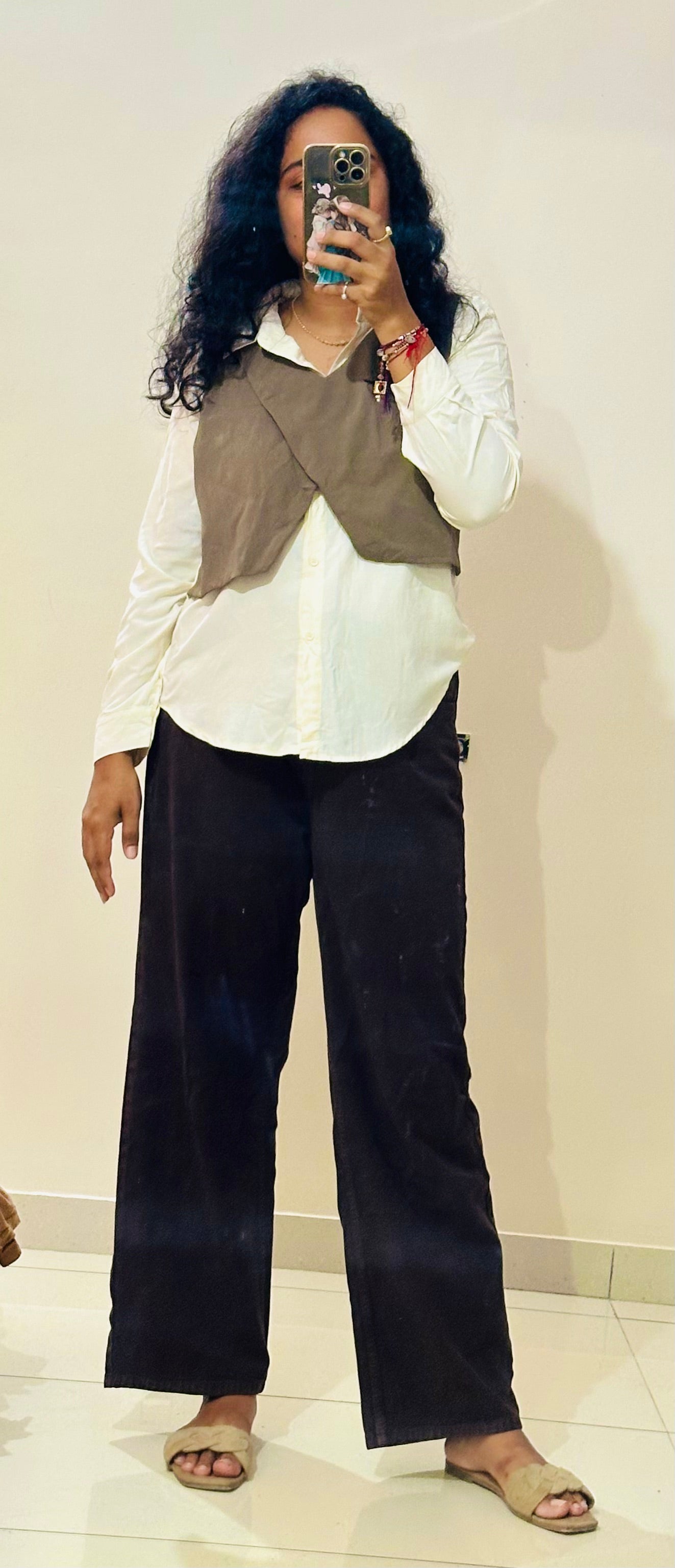 Olive Overlay Elegance top